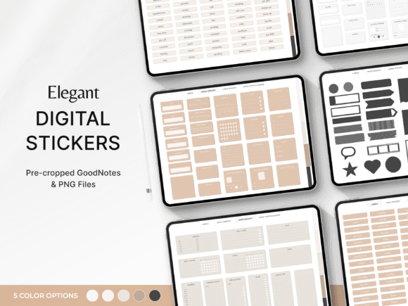 Download Digital Planner Stickers, GoodNotes - Digital planner stickers Collection