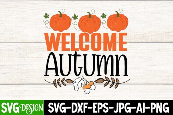 Download Welcome Autumn SVG Cut File - Autumn svg cut file Collection
